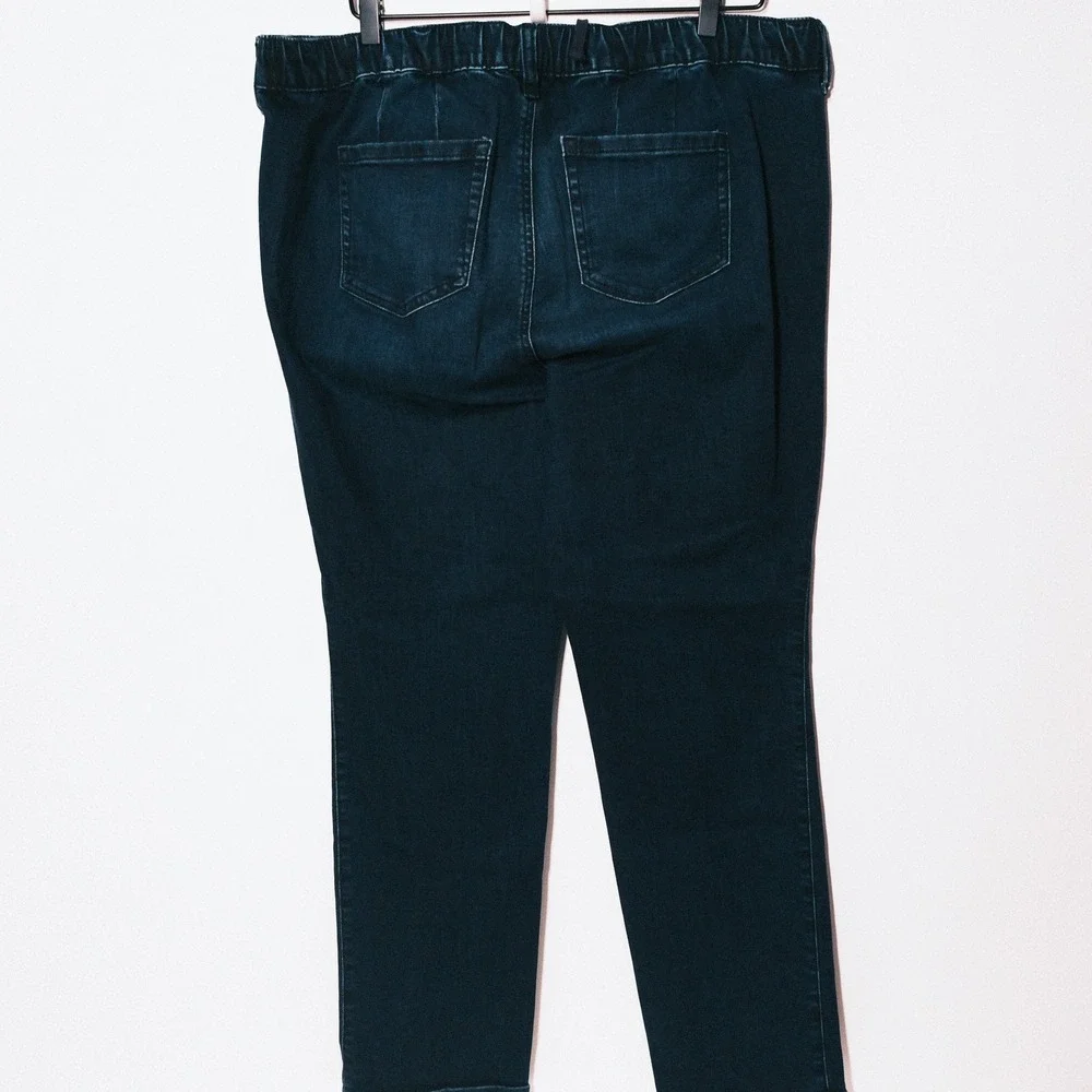 Torrid Jeans Womens 18W Blue Drawstring Weekend‎ Boyfriend Plus Size 1 - Picture 2 of 13